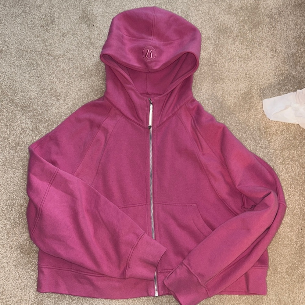 Lululemon Scuba full zip XL/XXL PINK BLOSSOM
